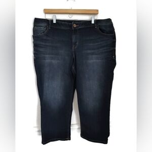 Lane Bryant Denim Capris Genuine Fit Plus Size 20